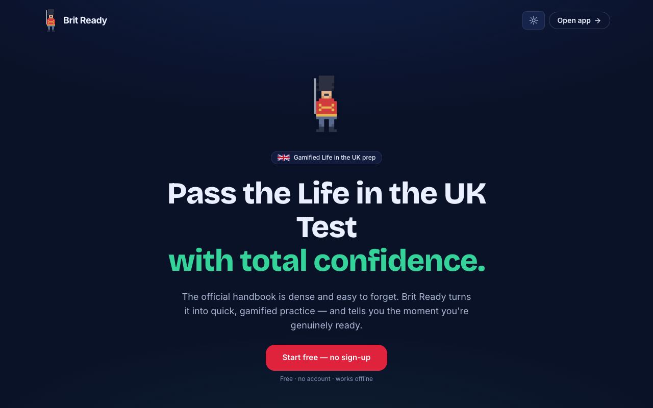 brit-ready screenshot 1